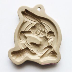 Cookie Mold Bugs Bunny Stoneware Looney Tunes 1997